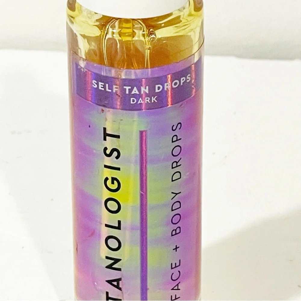 Tanologist Self Tak Drops Dark Face+Body Drops 1.01oz‎ Skincare Summer NEW